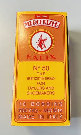 RADIX Mezericed cottongarn 500 yards, P. 10 pcs.